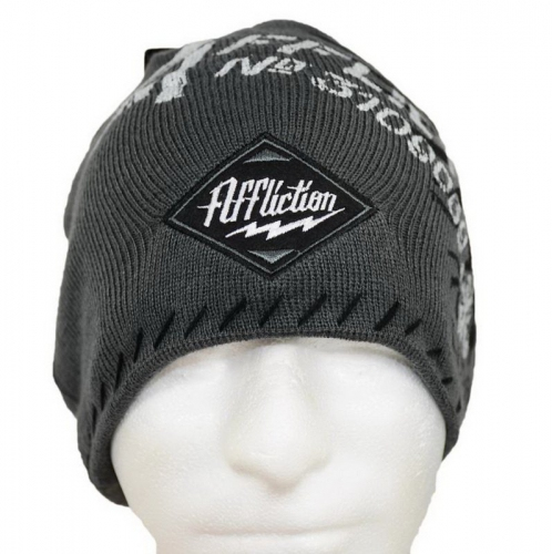 Шапка Affliction MMA Eagle Grey Beanie цена